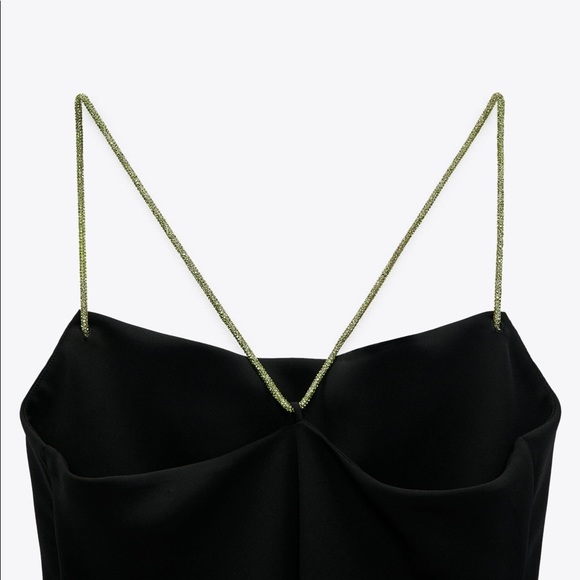 Zara Strappy dress with Rhinestone , Size S - Picture 4 of 9